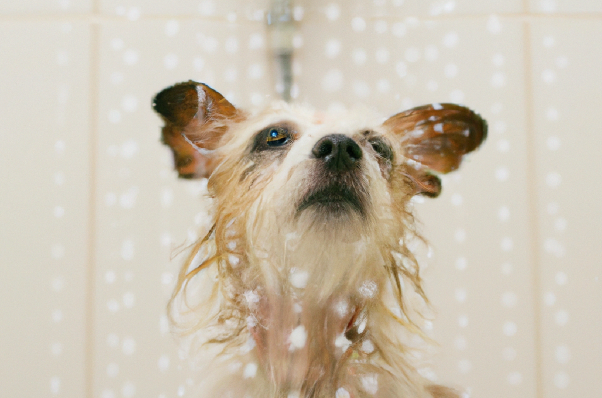 come lavare un cane che ha paura dellacqua
