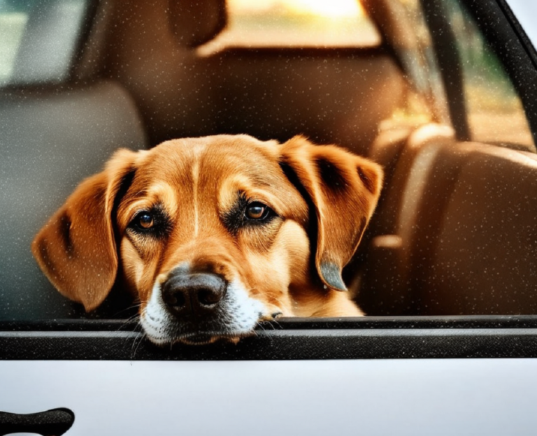 Si può tenere il cane sul sedile anteriore dell'auto