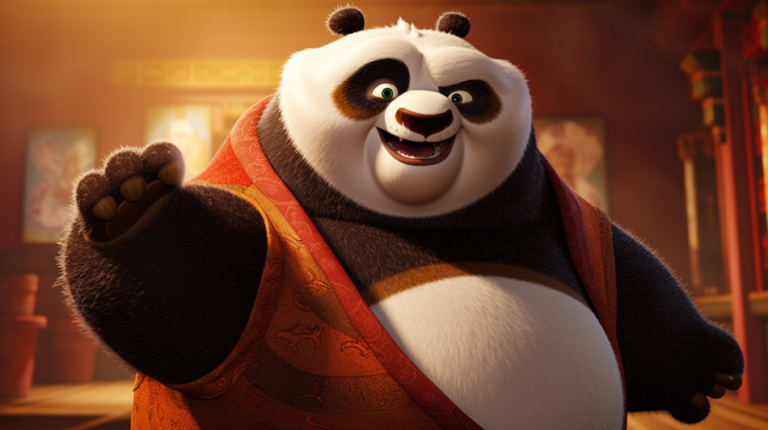 Gli animali nel film Kung Fu Panda