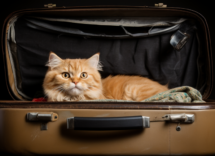 Perché il gatto si infila nella valigia