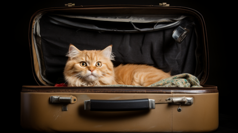 Perché il gatto si infila nella valigia