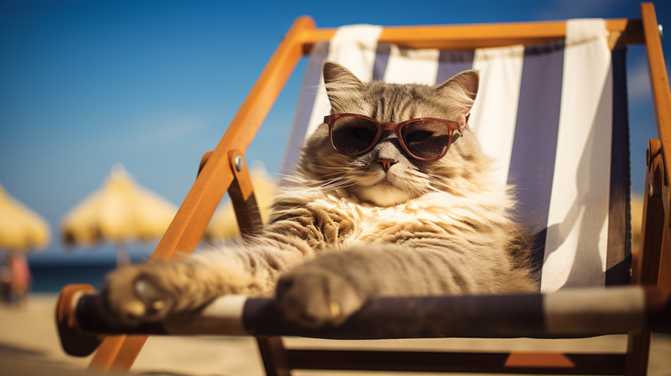 Posso portare il gatto in spiaggia?