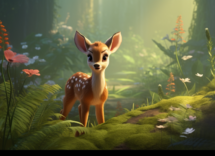 Gli animali nel film Bambi