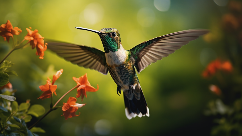 come fa il colibri a restare fermo in volo