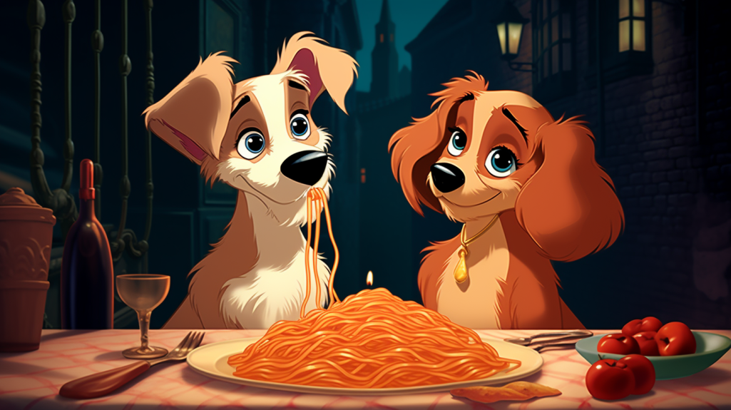 gli animali nel film disney lilli e il vagabondo