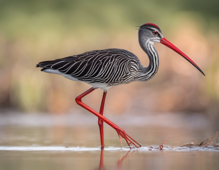 le caratteristiche del cavaliere ditalia luccello acquatico con le zampe rosse