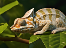 contentcreativestudio a chameleon camouflaging itself on a leaf efbd06ec 64c0 4cf6 8f9e 2ce38a101fae