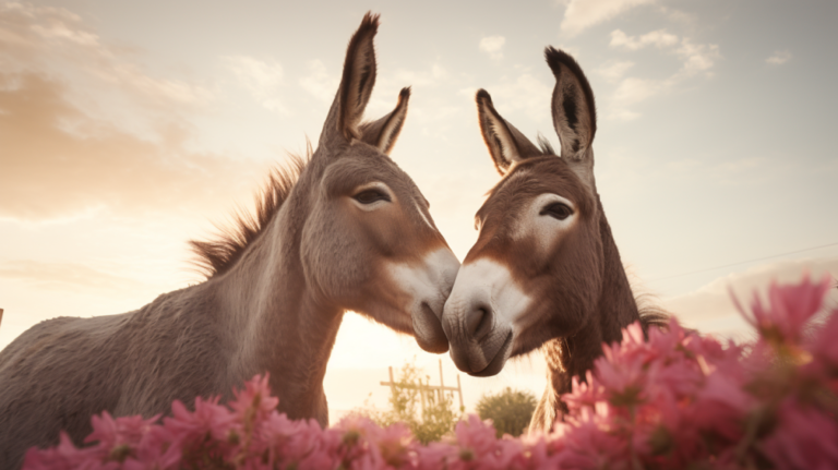 contentcreativestudio two mules in love in the farm e942effe abab 4432 95be 4ba073f876b6