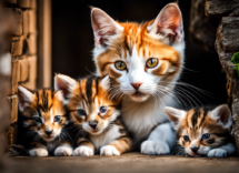 dove partoriscono i gatti randagi