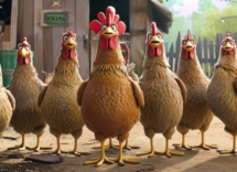 gli animali del film galline in fuga