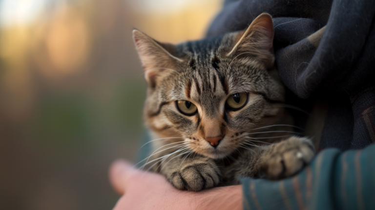 come faccio ad abituare il gatto a venire in braccio