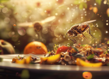 cosa succede se una mosca si posa sul nostro cibo