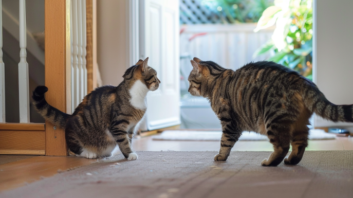come far fare amicizia a due gatti adulti