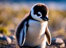 i pinguini cuccioli sanno nuotare