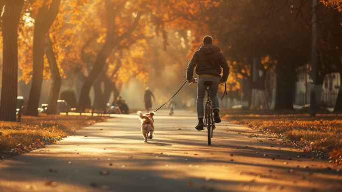 in bici con i cani giusto o sbagliato