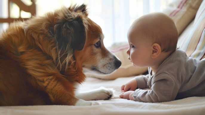 quando il cane e geloso del neonato