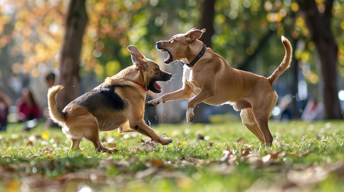 Dividere due cani che litigano: ecco come fare