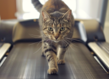 Ecco come insegnare al tuo gatto ad andare sul tapis roulant