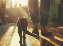 Perché il mio gatto mi segue sempre?