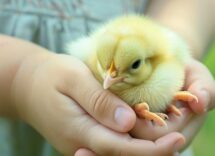 Avere un pulcino come animale domestico