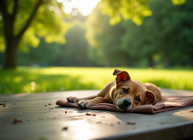Cane riceve primo soccorso durante un corso di formazione
