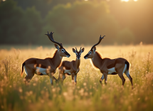 Animali che interagiscono, evidenziando l'invecchiamento