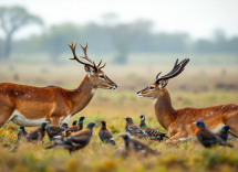 Un leader guida un team durante una crisi ambientale