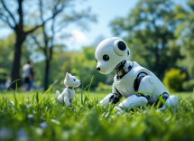 Animali robotici che imitano i pet tradizionali