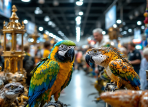 Immagine di animali esotici al Esotika Pet Show
