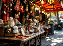 Cani felici al pop-up evento di Parigi