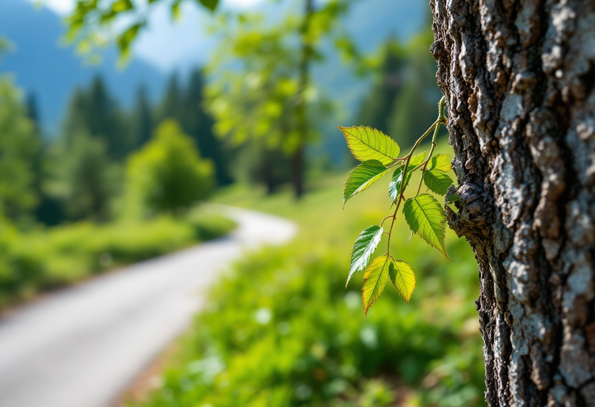 Un branco di lupi nel paesaggio del Trentino