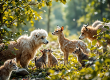 Animali che reagiscono alla musica in natura