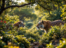 Immagine di animali riscoperti nel loro habitat naturale