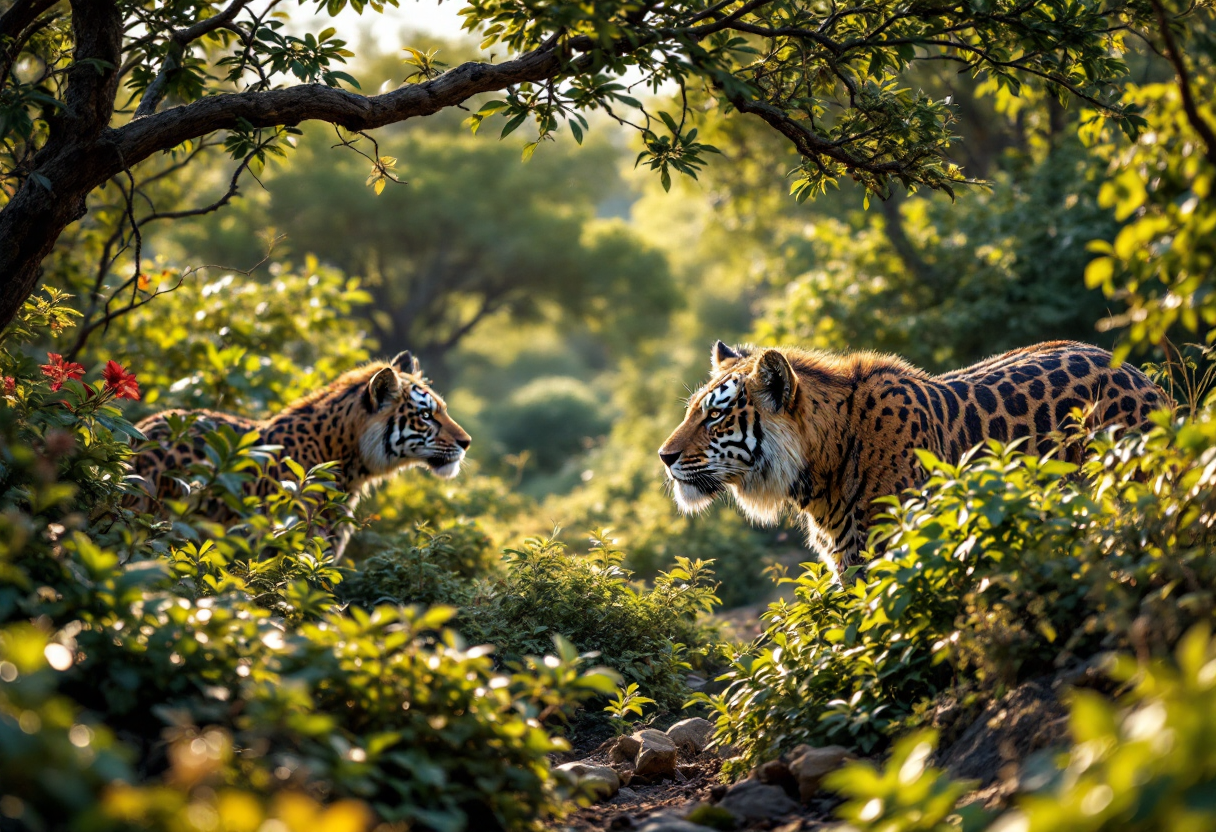 Immagine di animali riscoperti nel loro habitat naturale