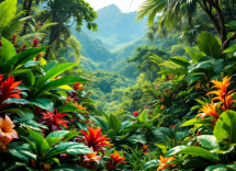 Fringuello Padda in un ambiente esotico