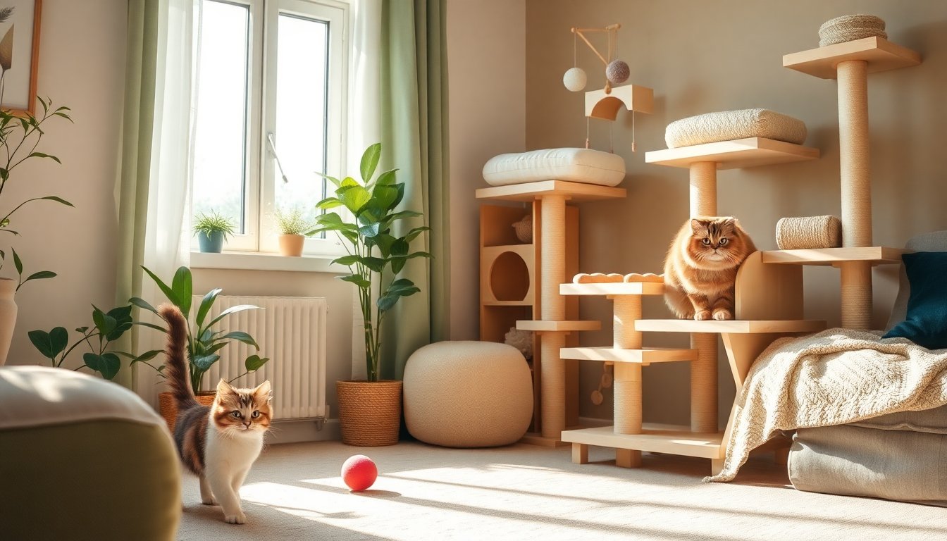 idee creative per spazi di gioco e rifugi comfort per gatti in casa 1760158561