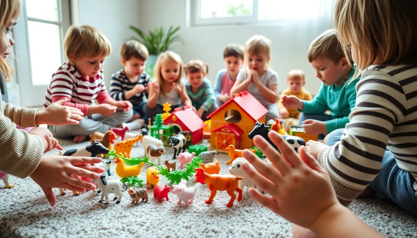 set educativo per bambini amici animali della fattoria 1765724519