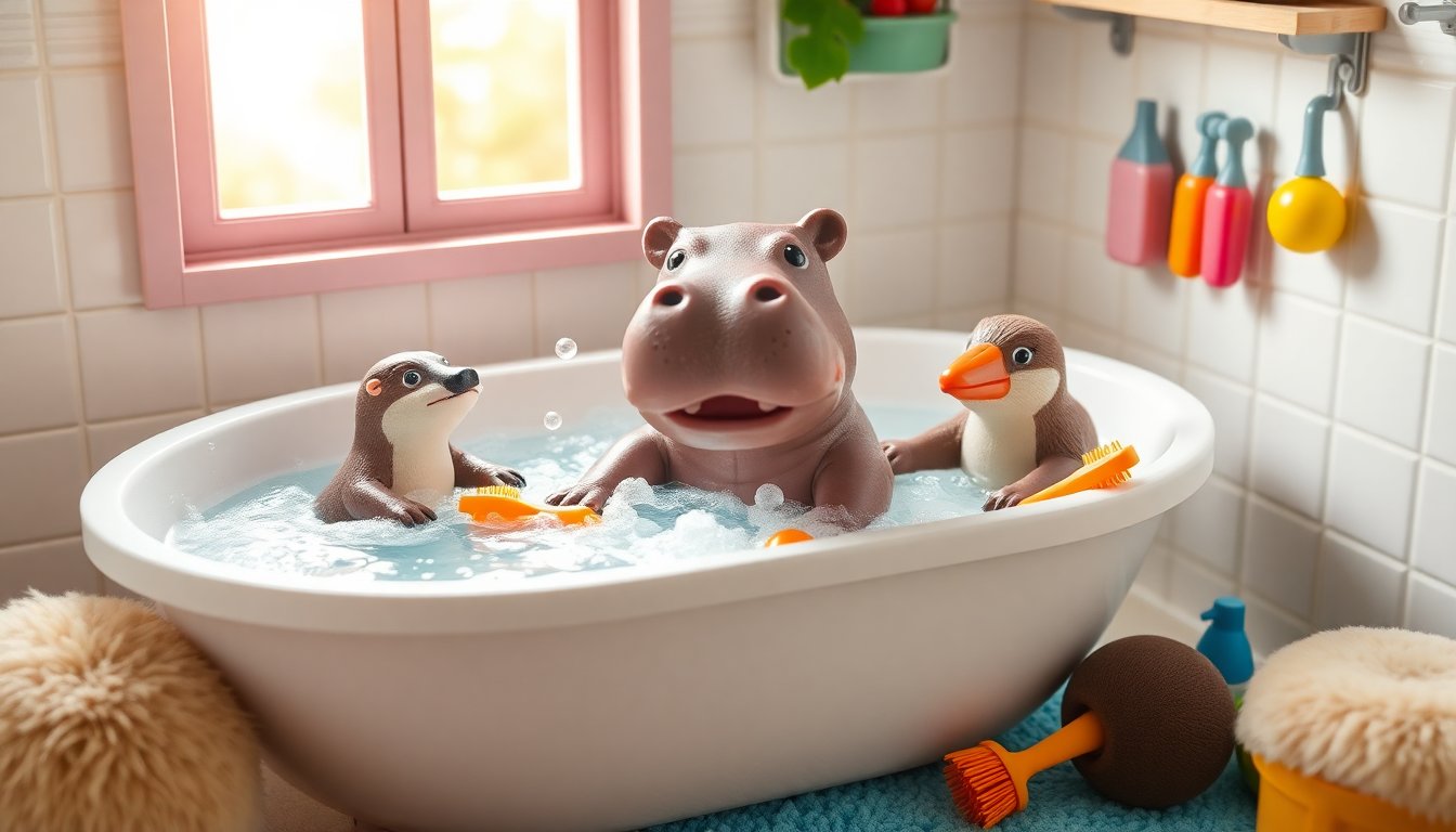 il divertente bagnetto degli amici animali di playmobil unavventura giocosa 1770448720