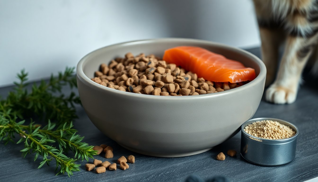 croccantini per gatti sterilizzati con salmone e spirulina 400 g 1774923853