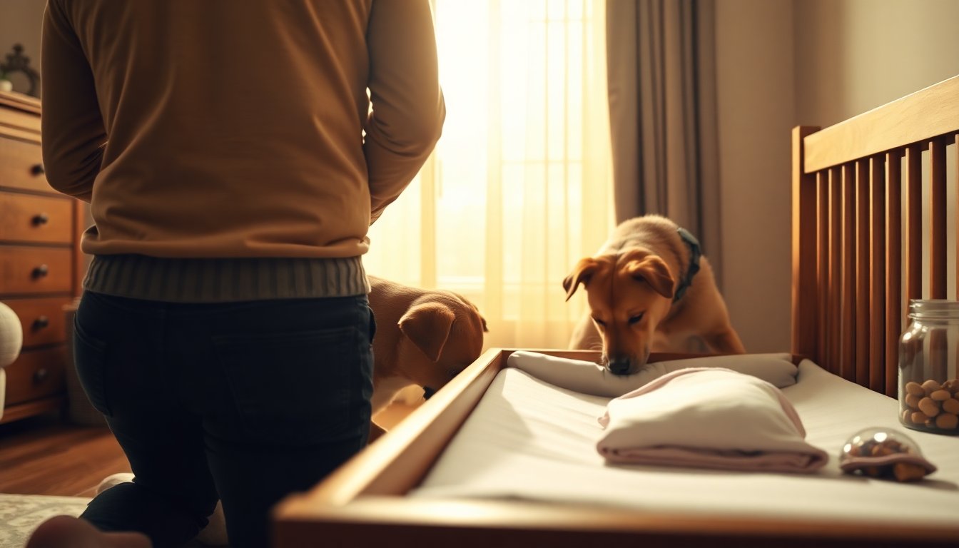 Come abituare il cane al neonato senza stress