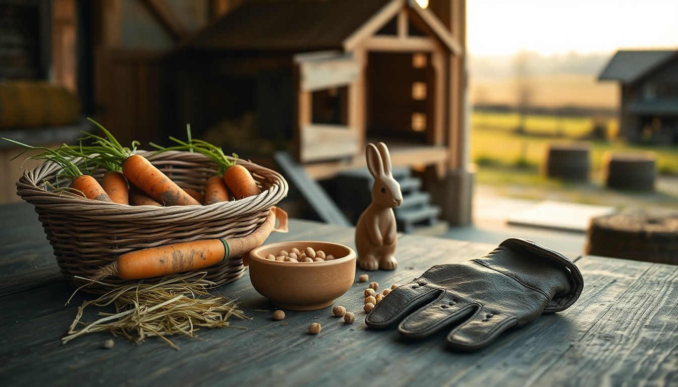 Coniglio e natura: insegnamenti di una vita rurale